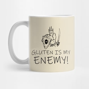 Gluten Is My Enemy Mug